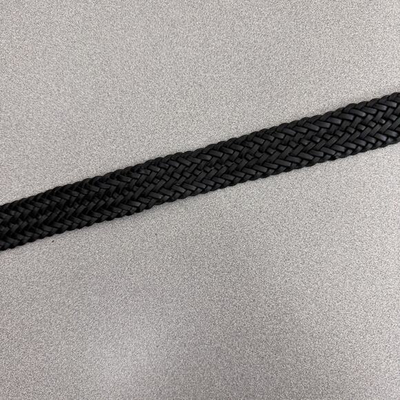 Madewell Woven Leather Belt M/L Womens Black Brass Classic Braided Boho Prep 45\